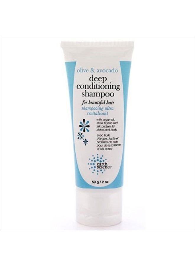Earth Science - Olive and Avocado Deep Conditioning Shampoo, 2 Ounce - Image 1