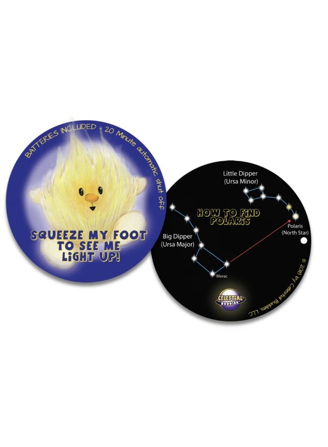 Celestial Buddies Polaris Buddy Light Up Science Astronomy Space Solar System Educational Plush Star Planet Toys - Image 2