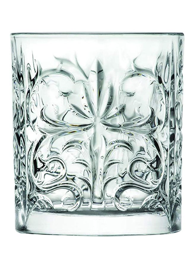 RCR 6-Piece Crystal Glassware Tattoo Tumbler Glasses 