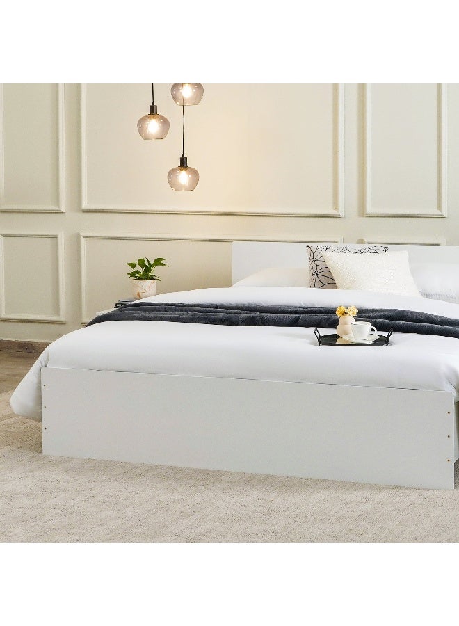 Pan Home سرير أرلين ملكي 160X190 سم - أبيض - Image 1