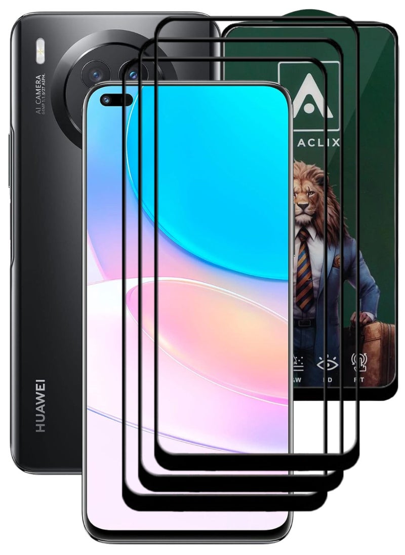 ACLIX 3 Pieces Antistatic ESD Dustproof Premium Quality High Definition Tempered Glass Screen Protector Designed For Huawei nova 8i - Image 1