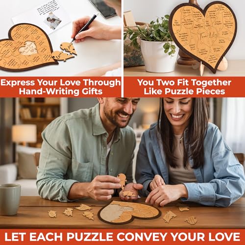 Stofinity 1 Year Anniversary Wood Gifts for Him Boyfriend - One Year Anniversary Wooden Gifts for Men, First Anniversary Wedding Gift for Husband Wife - Image 2