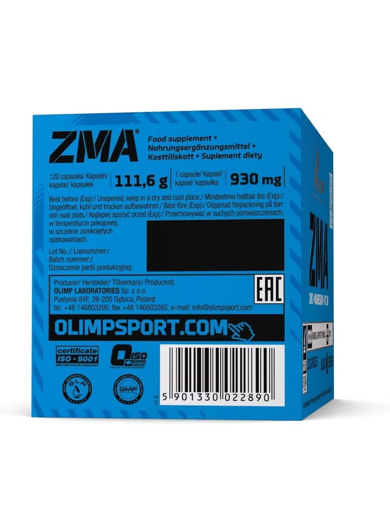 أولمب أوليمب سبورت نيوتريشن ZMA، 120 كبسولة - Image 4