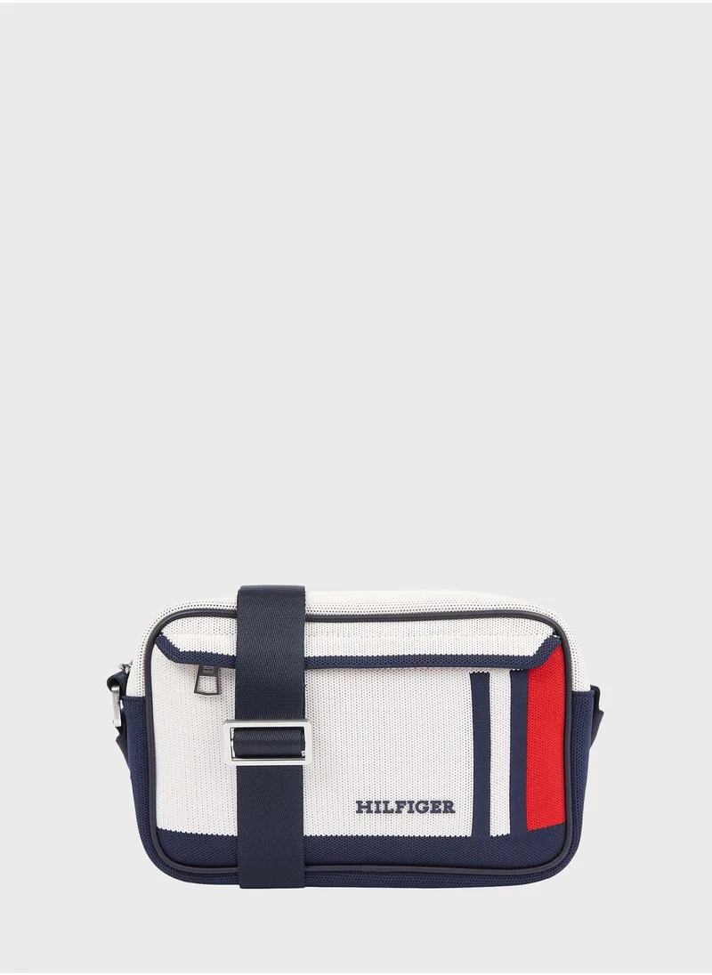 TOMMY HILFIGER Logo Knitted Camera Bag