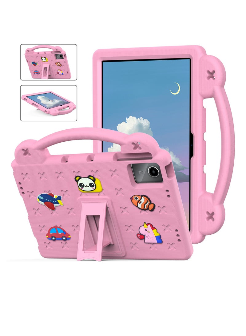 Suitable for Lenovo Xiaoxin Pad (2024) 11 inch/Tab M11 11 inch 2024 Model TB330FU TB330XU TB-331FC /Tab P11/P11 Plus 2021 11 Inch(TB-J606F TB-J606N TB-J607F TB-J607N)/Huawei Metepad 11 Inch (2023/2021)/Xiaomi Redmi Pad Se 11 Inch(2023) , Child Protection Case Heavy Duty EVA Foam Shockproof Case Child Protection Case with Bracket
