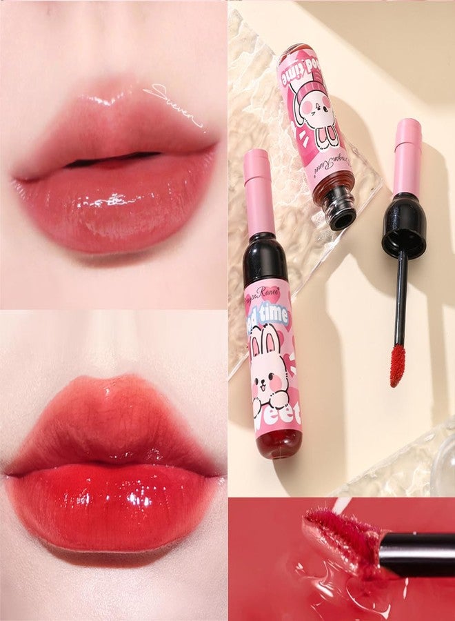 Miaritick Wine Bottle Lip Tint Set, Long-Lasting 3 Colors Lip Tint, Smudge-Proof Liquid Lipstick for All-Day Wear, Cute Pink Package, Ideal Makeup Gift for Girls and Women - Image 3