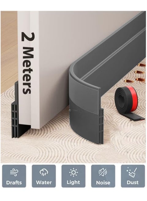 Under Door Draft Stopper - Wind Dust Noise  200cm in length