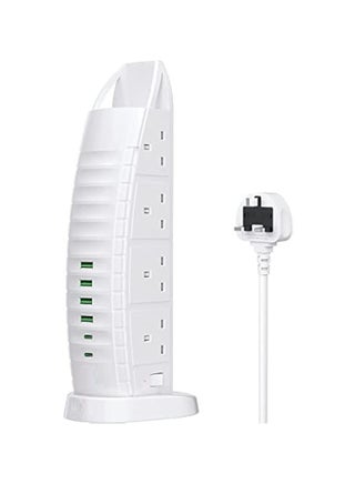 Sailboat Tower Extension Board with USB A and USB C Port with Universal Sockets with Master Switch and Safety Shutter Multi Plug Socket with 2 Type C - pzsku/Z8E27A653DAC582201A31Z/45/1741538679/e50a783a-361c-42fd-94a3-0c0d502a6159