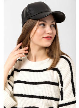 Saria Moda Saria Fashion Unisex Leather Cap  - Image 1