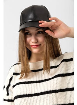 Saria Moda Saria Fashion Unisex Leather Cap  - Image 2