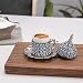 Alisveristime Turkish Coffee Cup Set Authentic Turkish Greek Arabic Coffee Espresso Cup with Saucer Enhance Your Coffee Experience Now 1 Pc Crystal Design Silver - Image 2