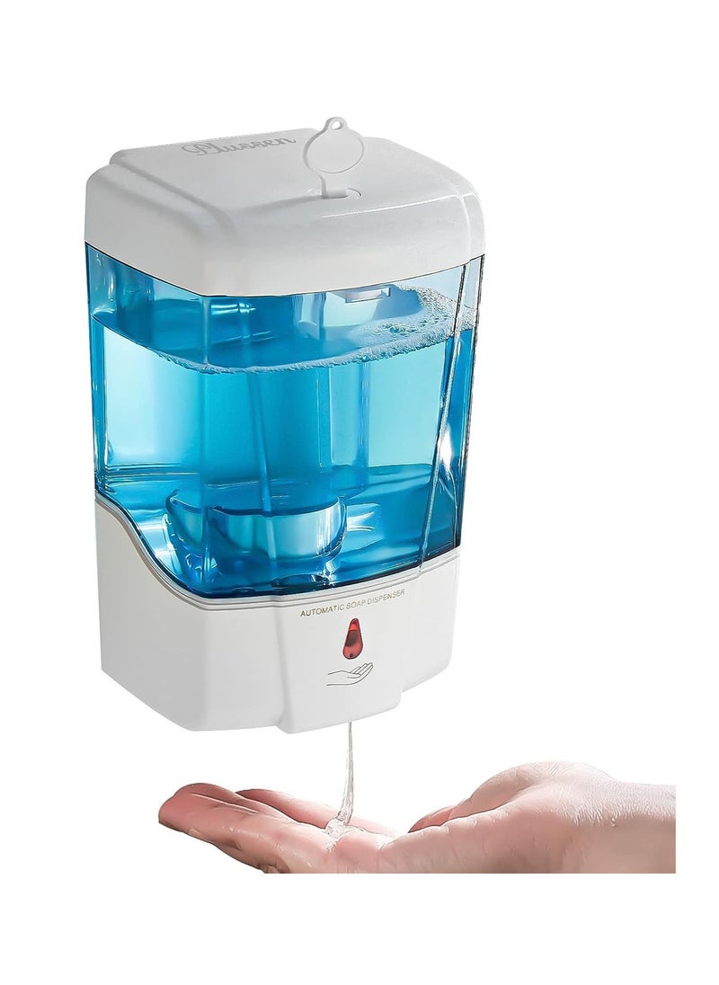 Arabest Automatic Soap Dispenser Wall Mount, Hand Sanitizer Dispenser, 700ml Gel/Liquid Touchless Hand Soap Dispenser for Home, Hospital, School, Office, 1 Pack  - Image 1