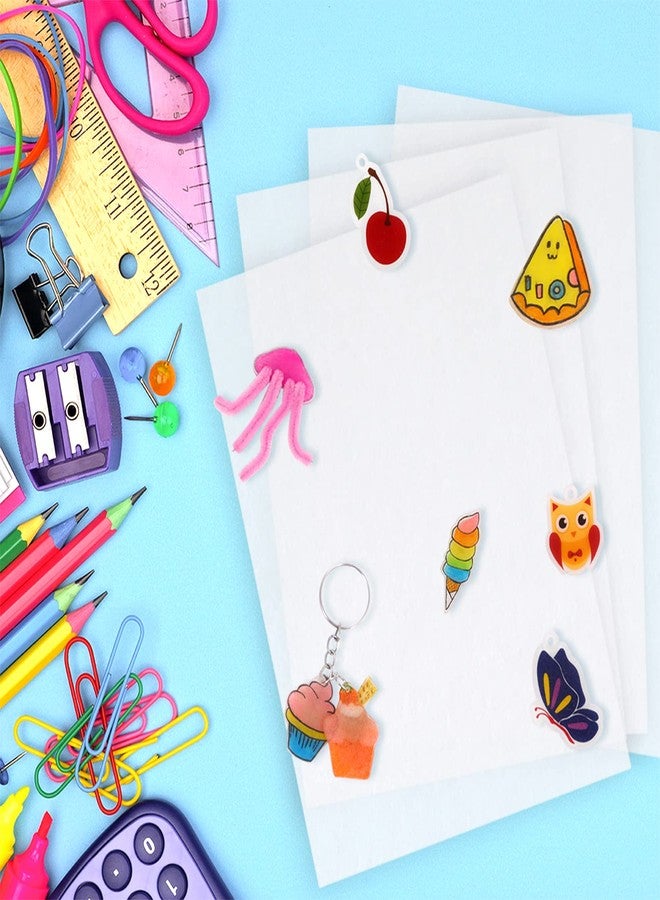 Csyidio 6 Pieces Shrink Paper Sheets, Printable Shrink Dink Sheets for Creating Craft Ornaments Projects for Christmas, Mother's Day, Thanksgiving Presents, 11.6 x 8.2 inches - Image 4