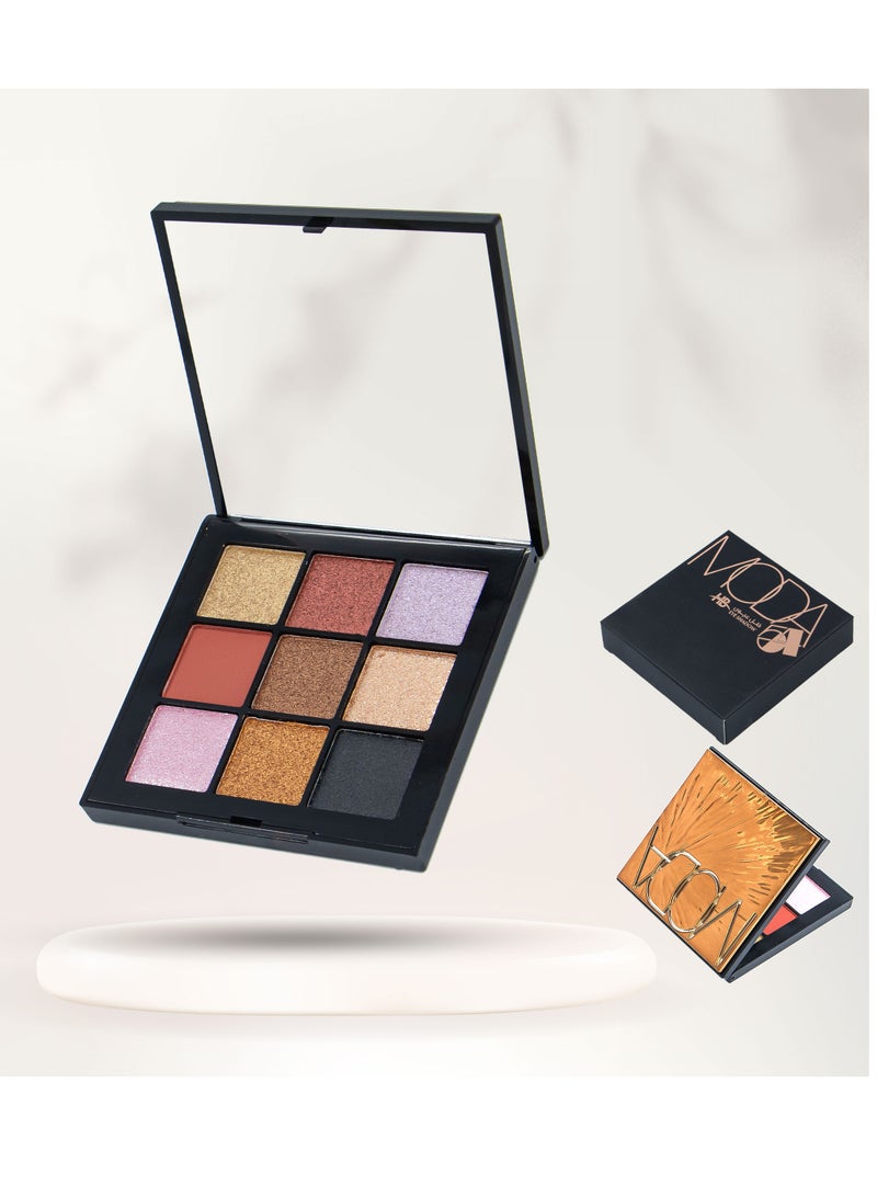 MODA 9 Color Eye Shadow 