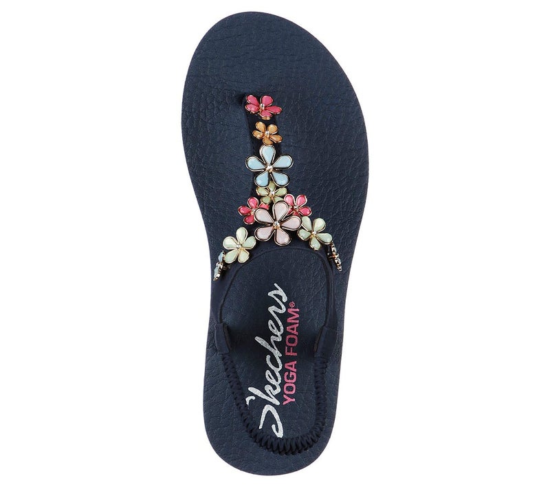 SKECHERS صندل سكيشرز للنساء بتصميم ميديتشن-غلاس ديسي، أزرق متعدد، 7 - Image 3