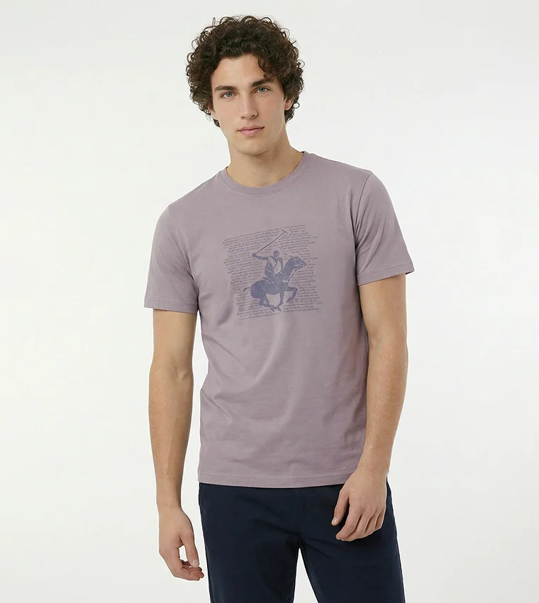 بيفرلي هيلز بولو كلوب Bhpc Mens Grey Long Sleeve T-Shirt