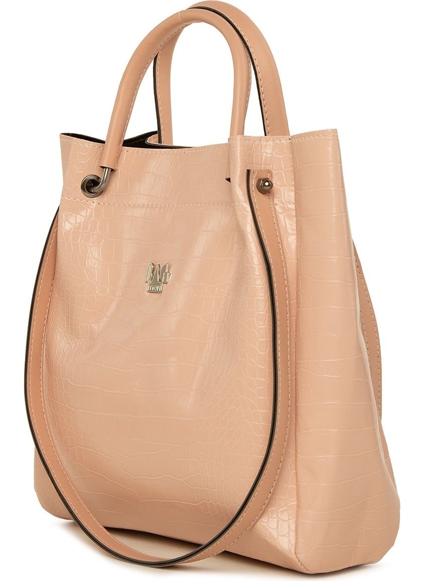 Bagmori Powder Patterned Large Bag with Iron Handle  - Image 2