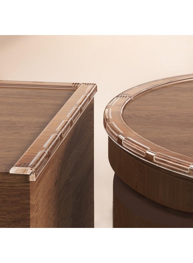 xuenair Table Corner Protectors Baby Proof, (2 Pcs,9.5") Clear Corner Protectors for Furniture, Rubber Baby Proofing Glass Table Corner Guards Bumpers for Desk Countertop Cabinet - Image 1