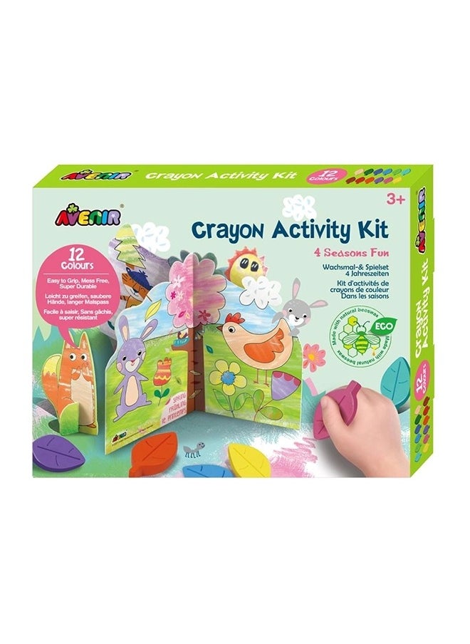 Avenir Origami Create My Own Unicorn World (Level 3) Make 40 Fantasy Animals & Flowers Giant Prehistoric Themed Poster With Card Characters for Kids 3+  - Image 1