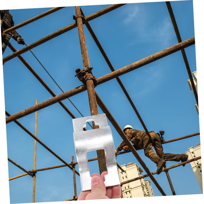 4pcs Heavy Duty Scaffolding Lock Clamp Pipe Connectors for Crossbars and Fences Construction - Image 4