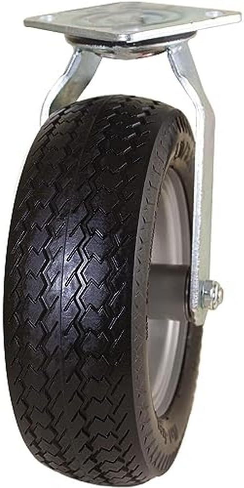 Marathon 10 Swivel Caster with Flat Free Tire - Image 1