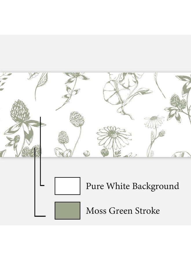 FUNLIFE 15Pcs Vinyl Peel And Stick Stair Riser Stickers, Self-Adhesive Staircase Riser Decals, 39.37"X7.09" Botanical Flowers - Image 4