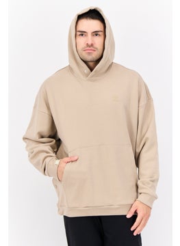 adidas Originals Men Sportswear Fit Long Sleeves Running Hoodies, Dark Beige  - Image 1