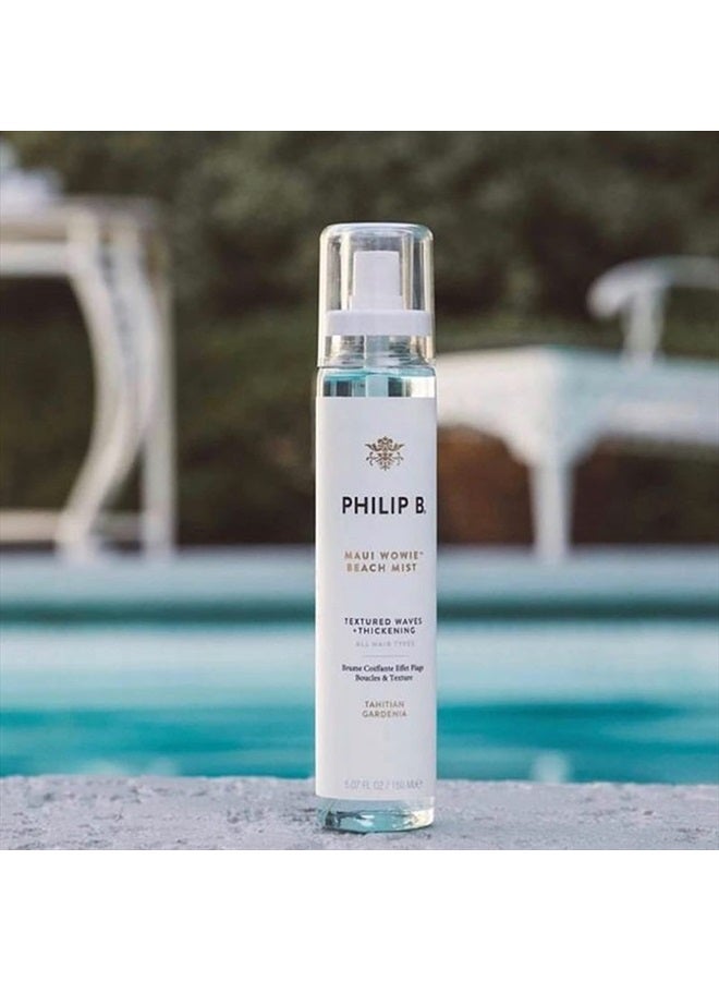 PHILIP B Maui Wowie Beach Mist 5.07 oz. (150 ml) | Texture-Enhancing, Ultra-Light Spray Instantly Boosts Volume and Curl - Image 5