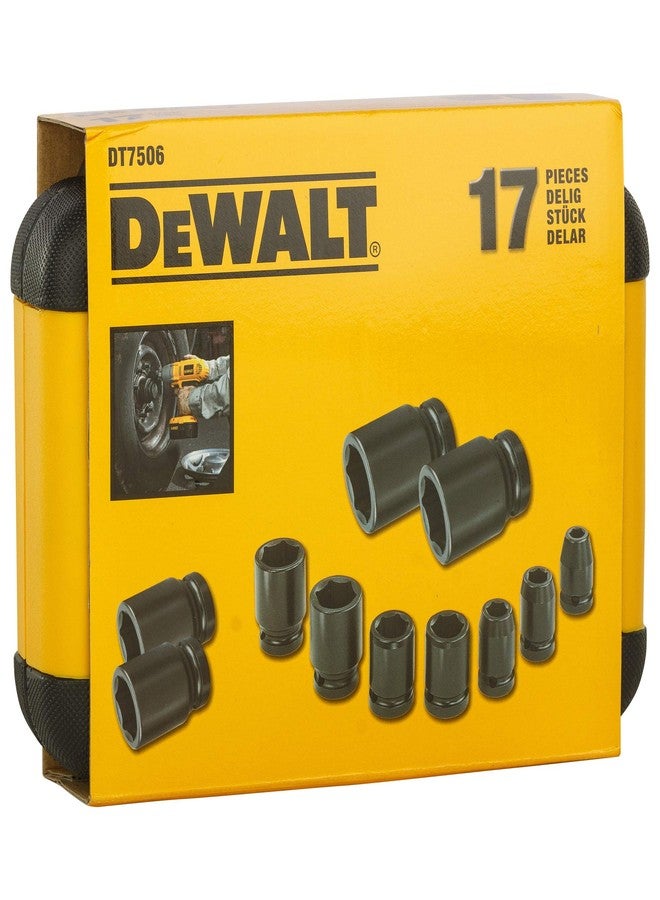 ديوالت مجموعة مفاتيح ربط الصدمات DEWALT DT7506-QZ مكونة من 17 قطعة - Image 2
