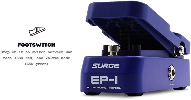 VALETON Surge EP-1 Mini Wah/ Active Volume Pedal - Image 4