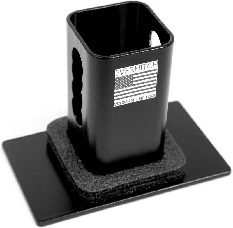 eVerHITCH USA American Flag Metal Hitch Cover - Fits 2" Receiver, Black/Red/Blue - Image 3
