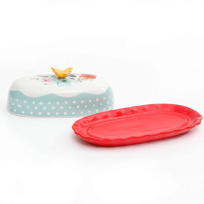 The Pioneer Woman The Pioneer Woman -Flea Market- Two Piece Floral Butter Dish  - Image 2