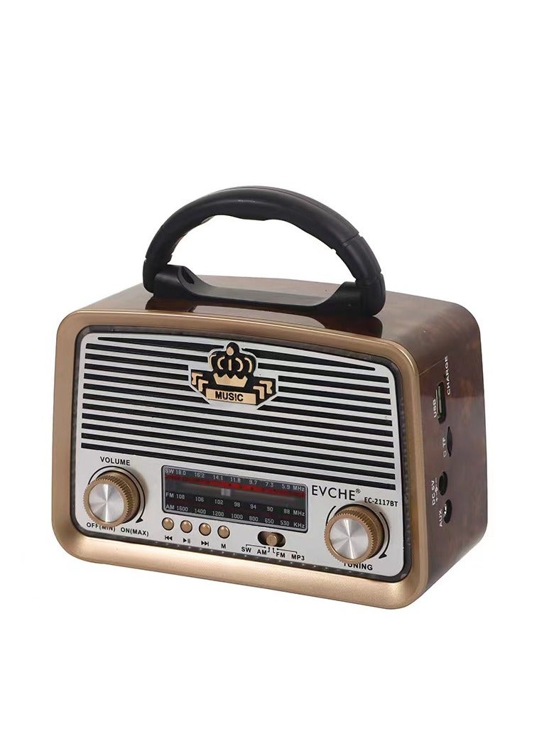DLC USB radio EC2117BT/brown  - Image 1