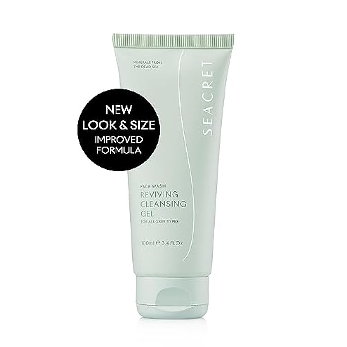SEACRET Minerals Reviving Cleansing Gel, Gentle Face Wash for Women, with AHA, Minerals from the Dead Sea, Hydrating & Rejuvenating Skin Cleanser, 3.4 Fl Oz / 100 ml - Image 5