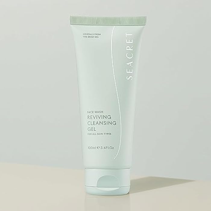 SEACRET Minerals Reviving Cleansing Gel, Gentle Face Wash for Women, with AHA, Minerals from the Dead Sea, Hydrating & Rejuvenating Skin Cleanser, 3.4 Fl Oz / 100 ml - Image 3