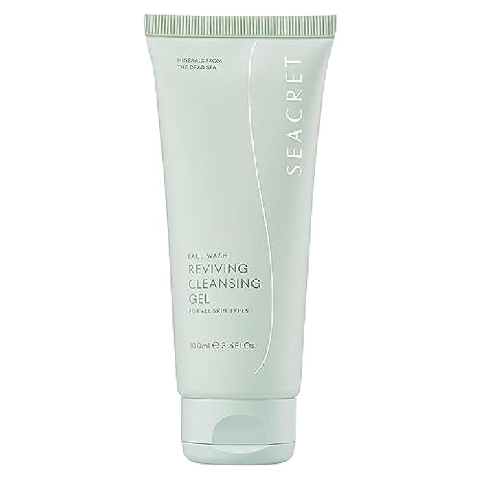 SEACRET Minerals Reviving Cleansing Gel, Gentle Face Wash for Women, with AHA, Minerals from the Dead Sea, Hydrating & Rejuvenating Skin Cleanser, 3.4 Fl Oz / 100 ml - Image 1