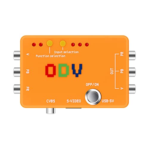 Mcbazel ODV-II Component/AV/CVBS/S-Video to Component Converter for Retro Gaming Console, Not Compatible with RGB Signals - Image 2