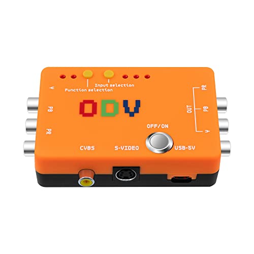 Mcbazel ODV-II Component/AV/CVBS/S-Video to Component Converter for Retro Gaming Console, Not Compatible with RGB Signals - Image 3