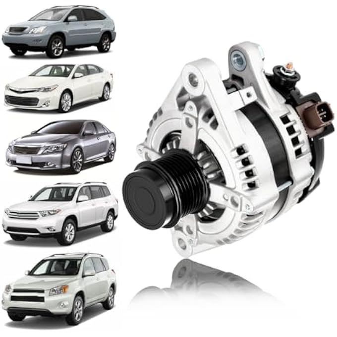 LONGKEES 12V 100A Alternator FIT Lexus RX350 20072009, Toyota Avalon 20052015, Camry 20072016, Highlander, RAV4 Replace OE# 104210-2070, 27060-31080, 11136 - Image 1