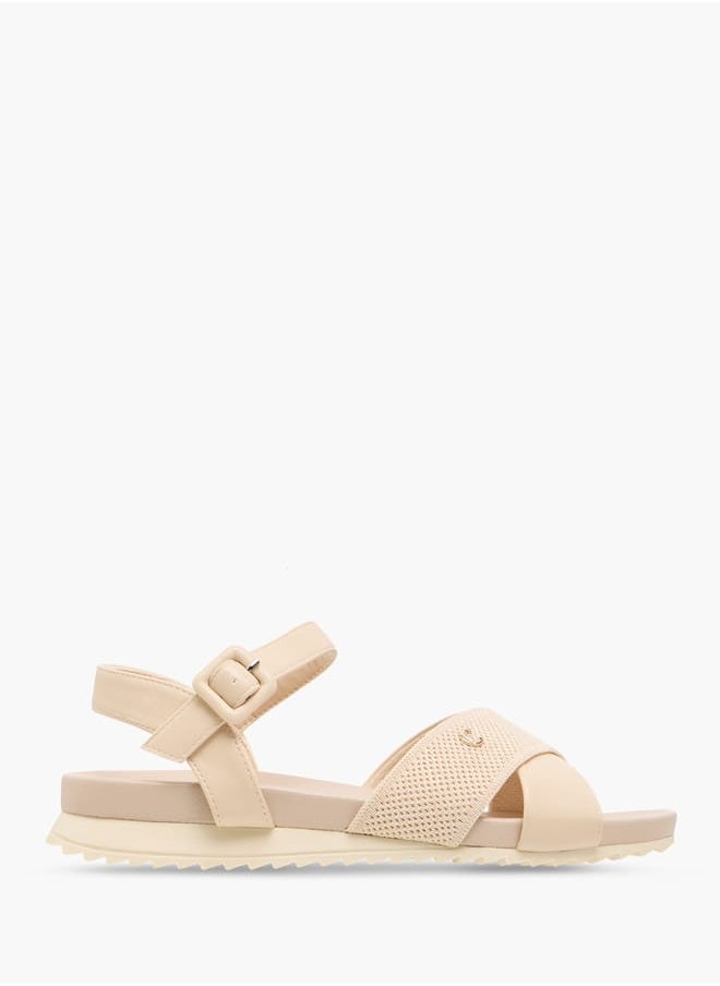 Le Confort - FlyknCross Strap Sandals with Buckle Closure - Image 1