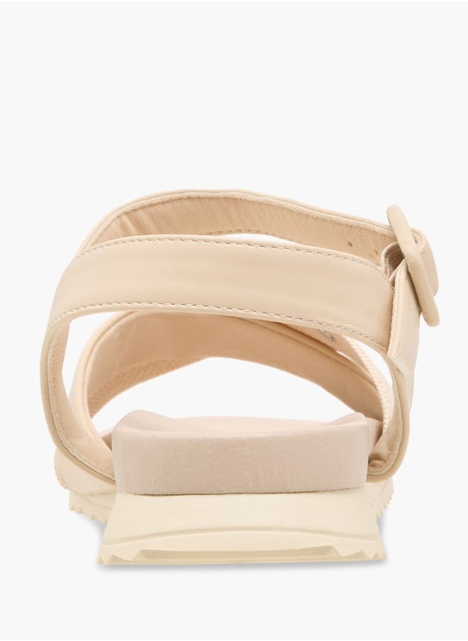 Le Confort - FlyknCross Strap Sandals with Buckle Closure - Image 1
