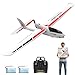 volantexrc RC Glider Plane Ranger600 Stunt 4 CH Remote Control Airplane RTF with 6Axis Gyro  3 Modes Easy to Fly 24GHz Radio Controlled Aircraft for Beginners  Adults White - Image 2