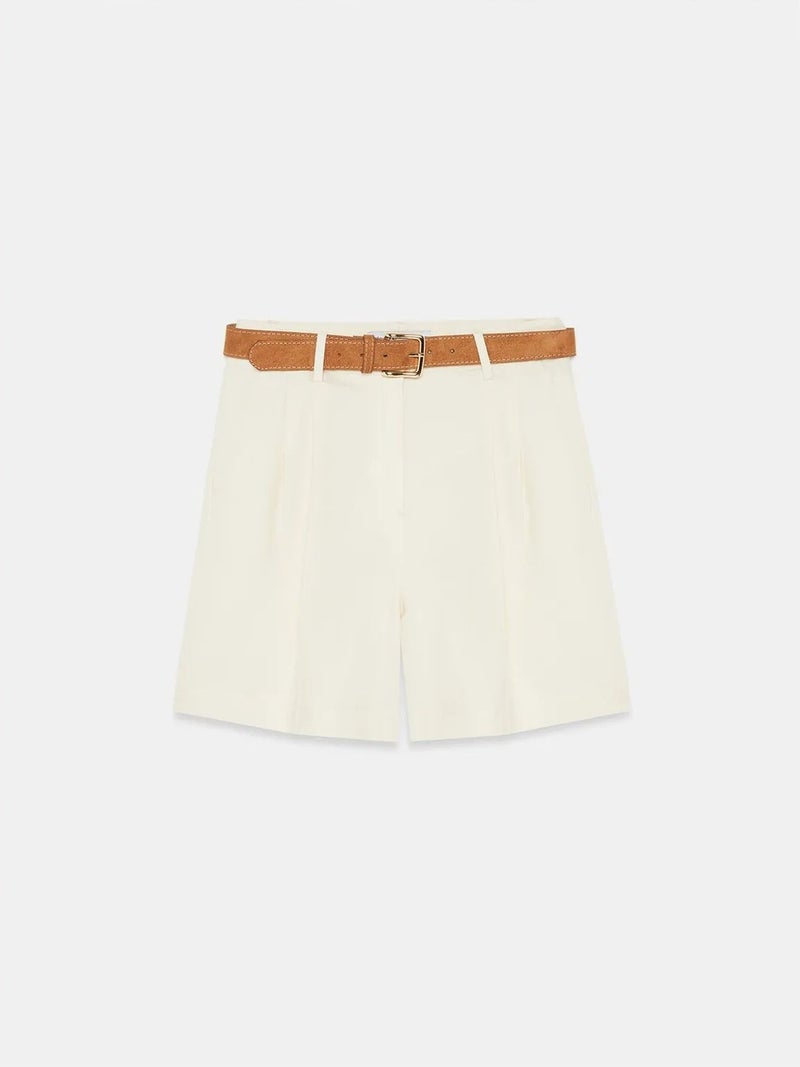 DILVIN High-Waist Wide-Leg Tailored Shorts - Image 1
