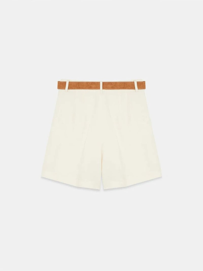 DILVIN High-Waist Wide-Leg Tailored Shorts - Image 3