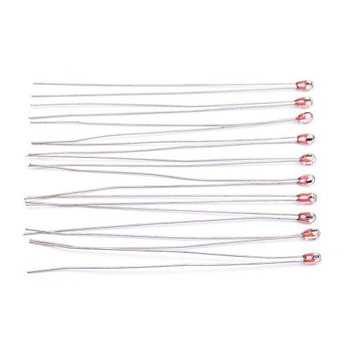 Cylewet 10Pcs 100K Ohm NTC 3950 Thermistor, Temperture Sensor for 3D Printer (Pack of 10) CYT1064 - Image 1