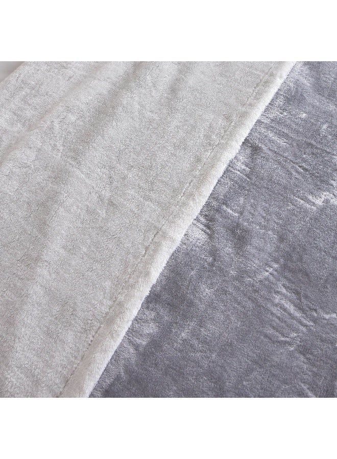 Home Box Snugsoft Flannel Double Layer Twin Blanket 150 x 200 cm - Image 2