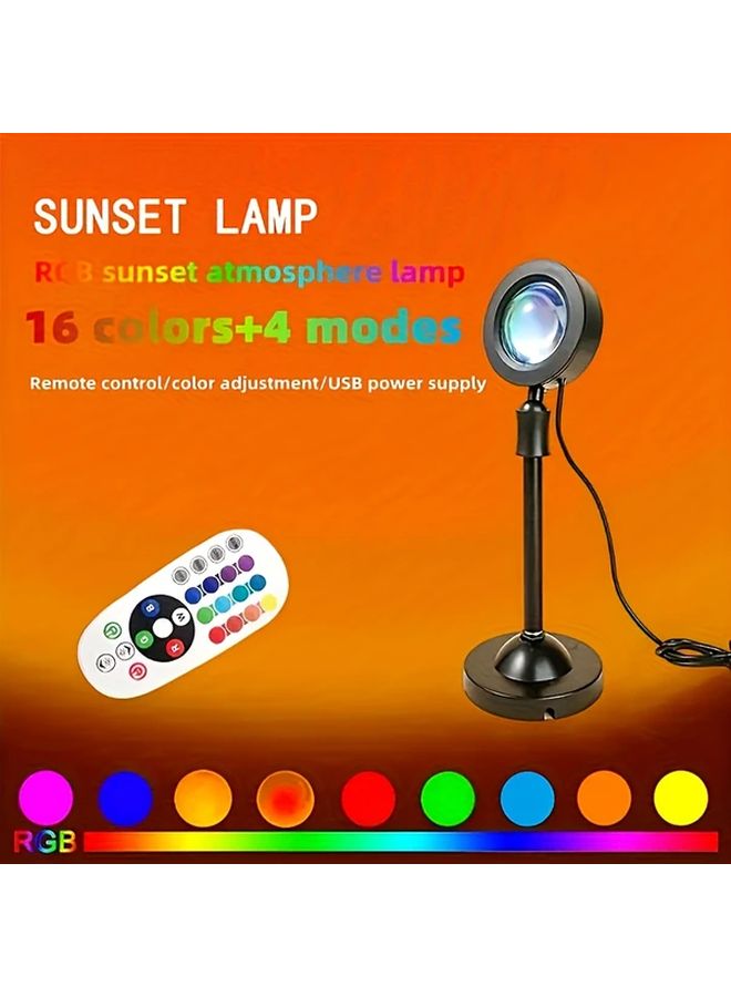 Sohua Sunset Projection Lamp 16 Colors 360 Rotating Mood Lighting For Home Party Decor - Image 5