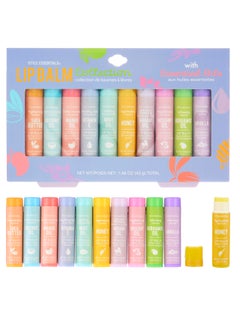 Expressions Expressions 10pc Lip Balm Collection -Hydrating Lip Balms Infused- Enriched Lip Balm Set 