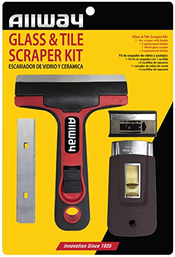 ALLWAY GSK3 Glass and Tile Scraper Tool Kit - Image 2