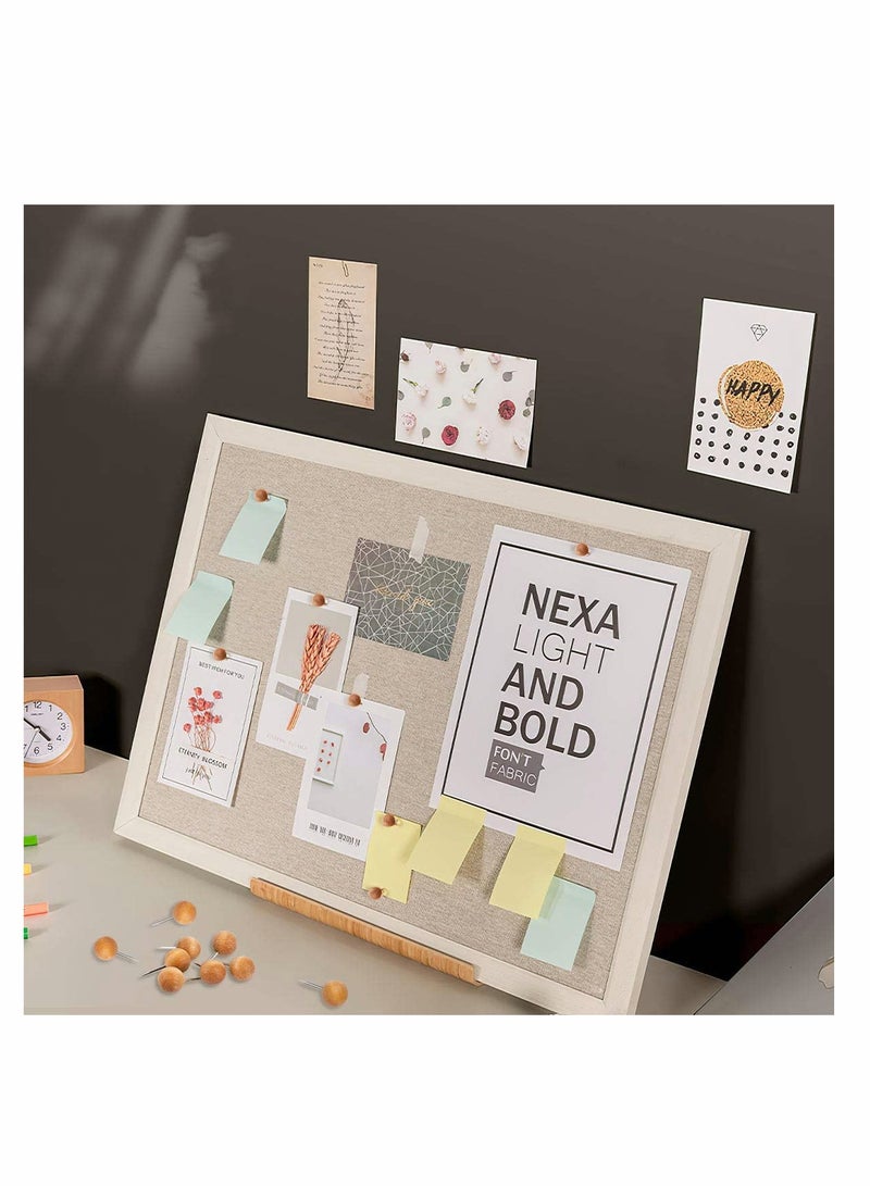 100pcs Walnut Wooden Push Pins - Decorative Round Thumb Tacks for Bulletin Boards, Cork Boards, Foam Boards, and Craft Projects - Image 3